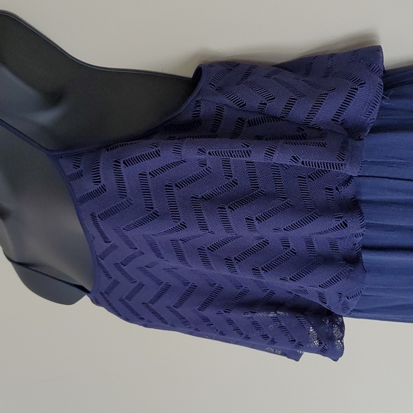 Blue maxi dress. Linen feeling - Picture 4 of 6